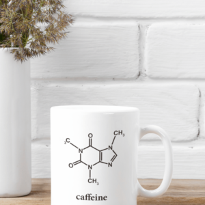 Caffeine Molecule Chemistry Coffee Mug – Scientific Gift Idea – South Africa