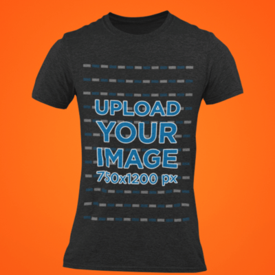 Blank t-shirt for custom t-shirt design